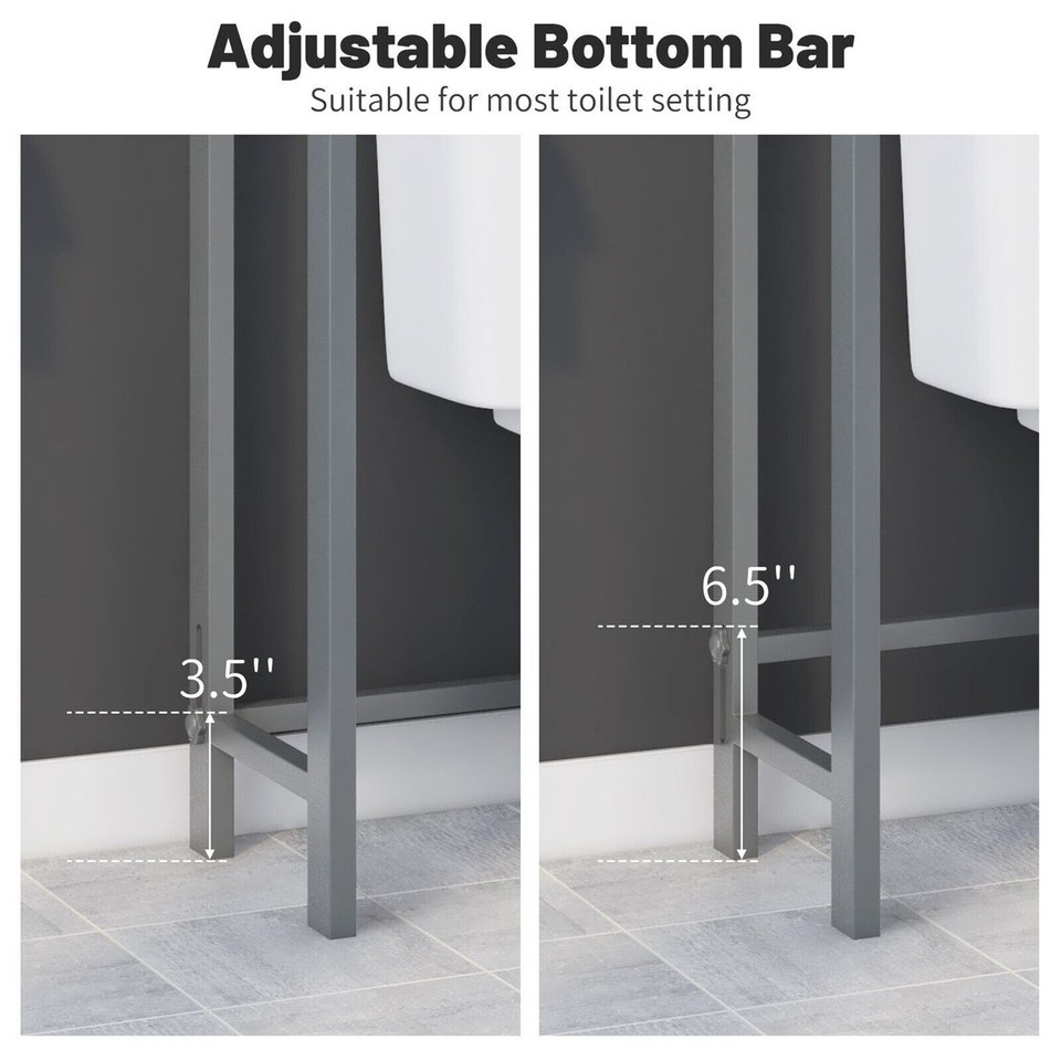 5-Tier Heavy Duty Metal Shelving Unit (Set of 4) product image