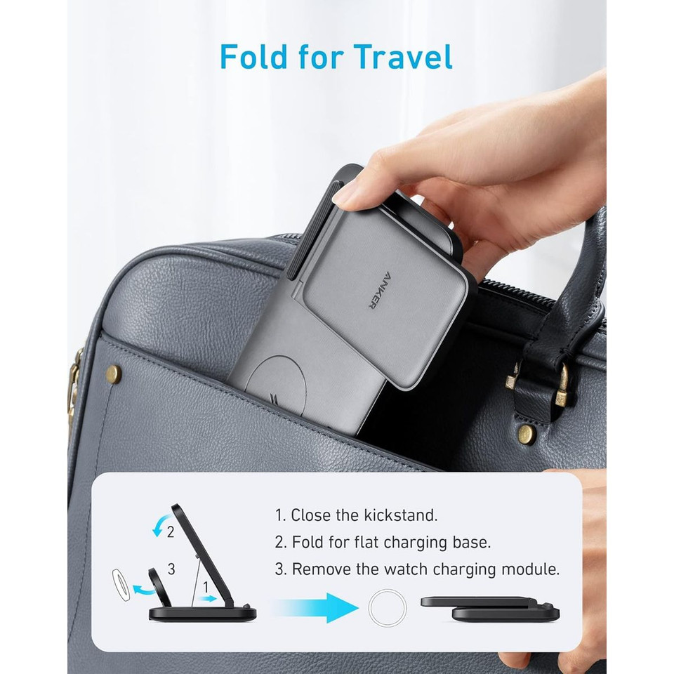 Anker 3-in-1 Wireless Charging Station with Adapter product image