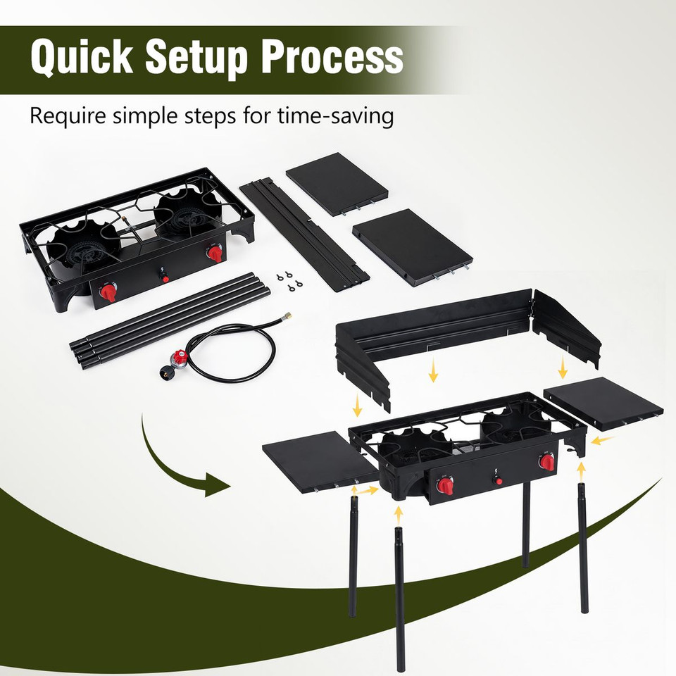 2-Burner Propane Gas Stove product image