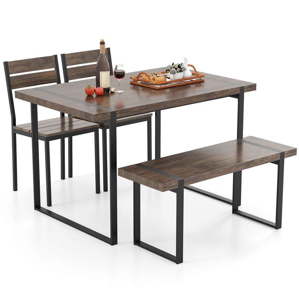 47” Dining Table Set with 2 Chairs and Bench product image