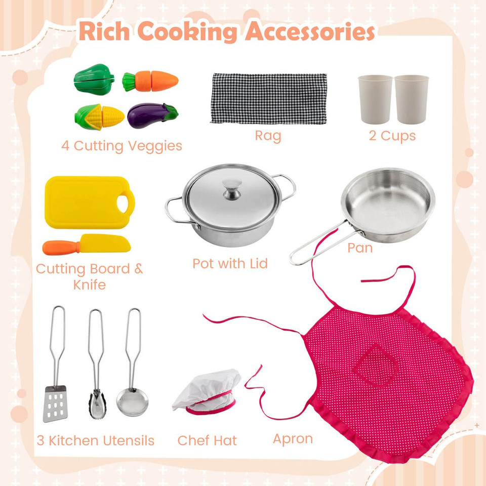 Kids Wooden Play Corner Kitchen product image