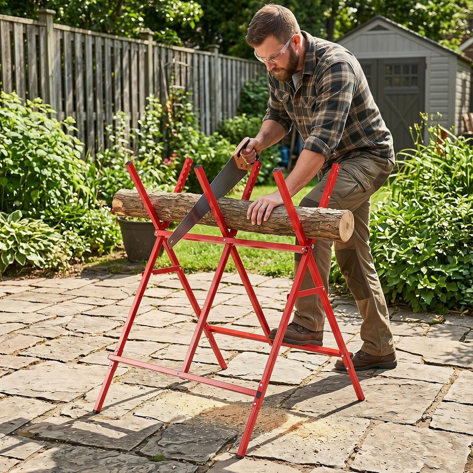 Folding Log Saw Horse  product image
