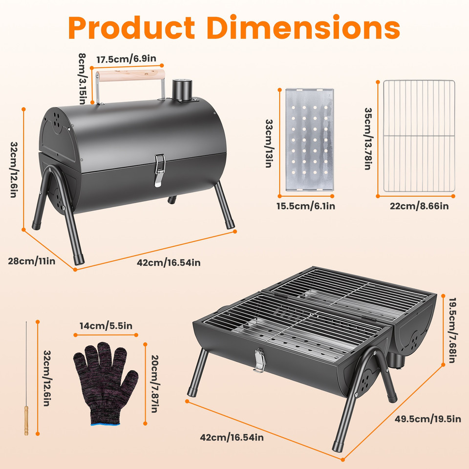 Portable Charcoal BBQ Grill  product image