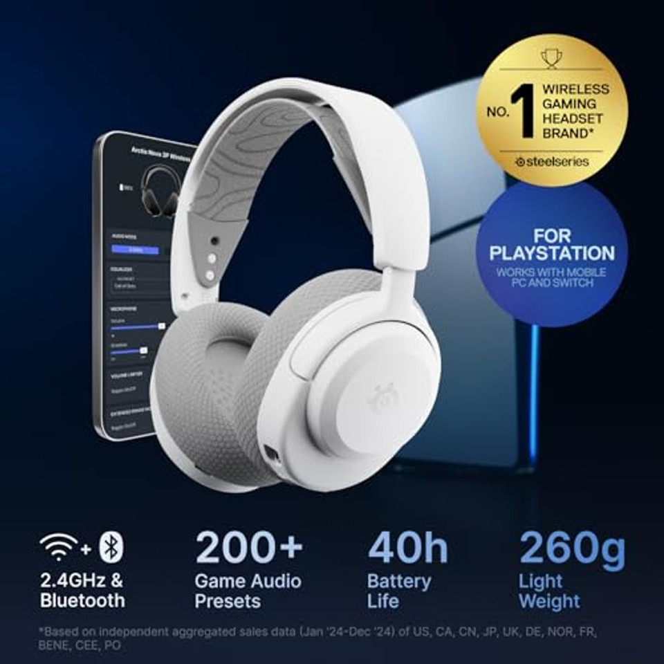 Steelseries Arctis Nova 3P Wireless Multi-Platform Gaming Headset product image
