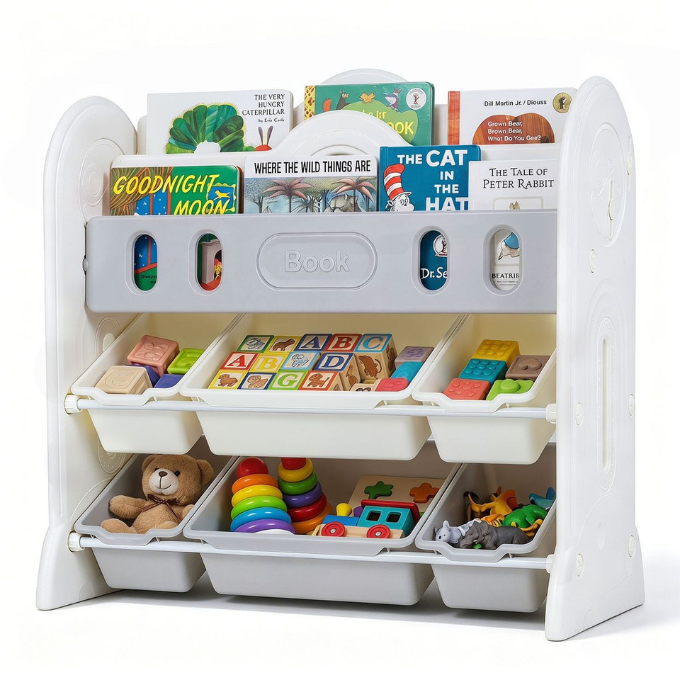 Kids' Bookshelf and Toy Storage Organizer product image
