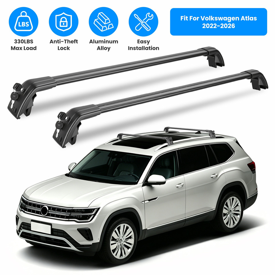 Volkswagen Tiguan 2018-2026, Taos & Atlas 2022-2026 Car Roof Crossbar product image