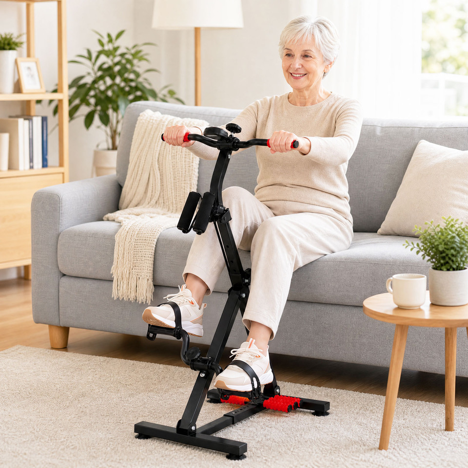 Adjustable LCD Pedal Exercise Bike with Massage product image