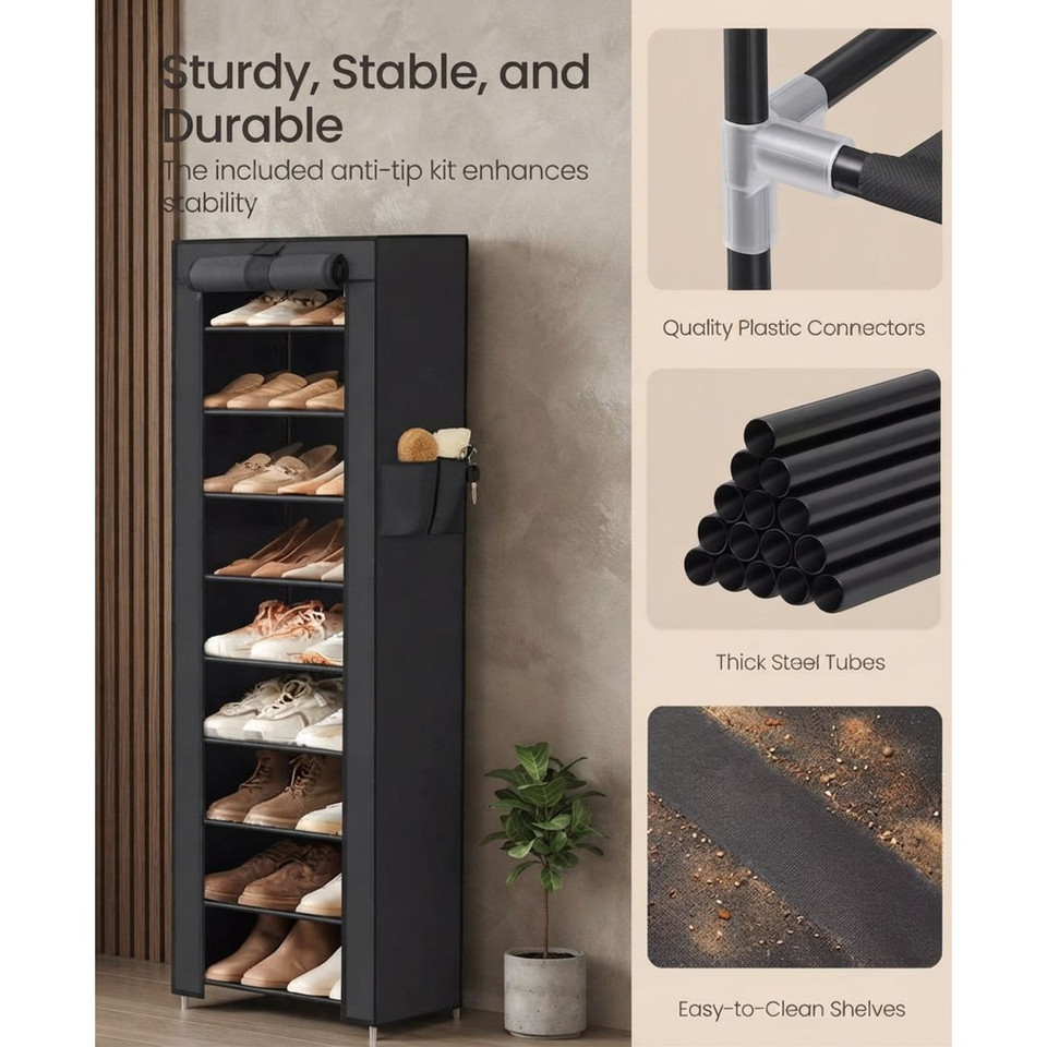 10-Tier Shoe Storage Organizer product image