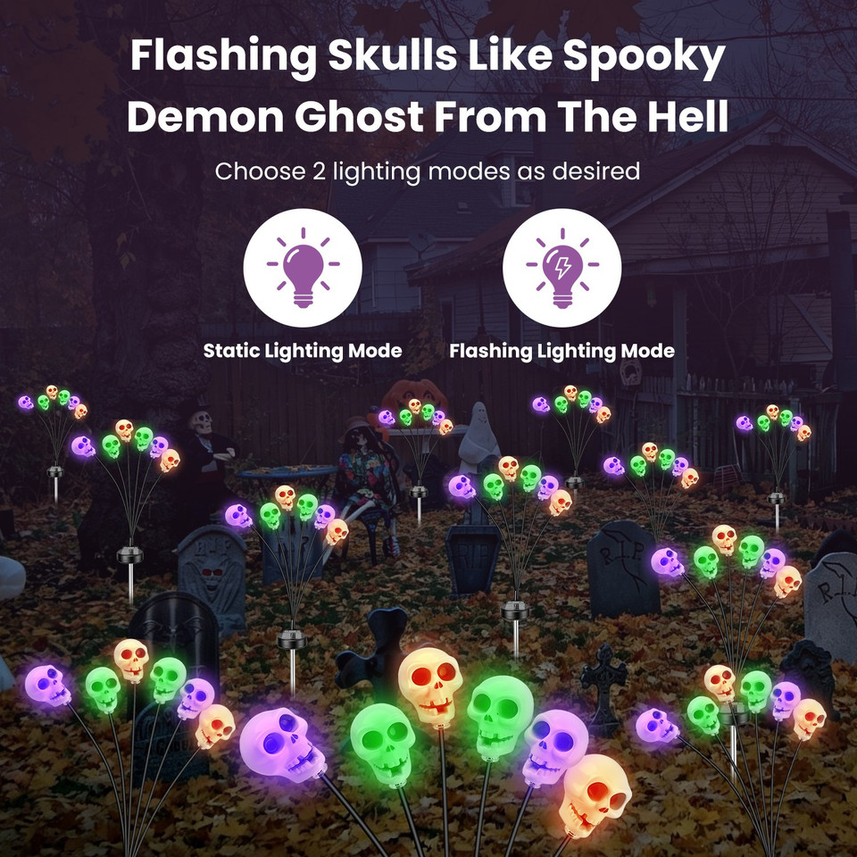 Solar Skull Light (4-Pack) product image