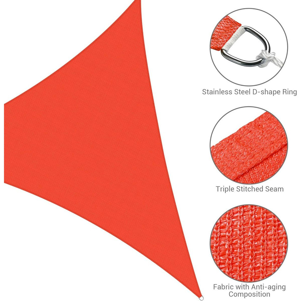 28FT Triangle Sun Shade Sail Canopy product image