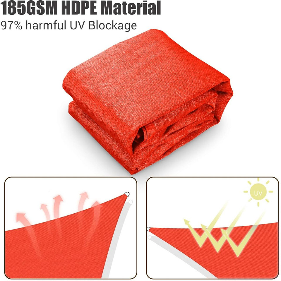 28FT Triangle Sun Shade Sail Canopy product image