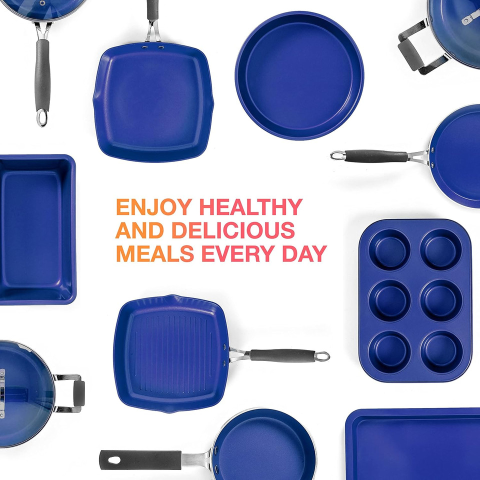 Mueller Sapphire UltraClad 24-Piece Cookware Set product image
