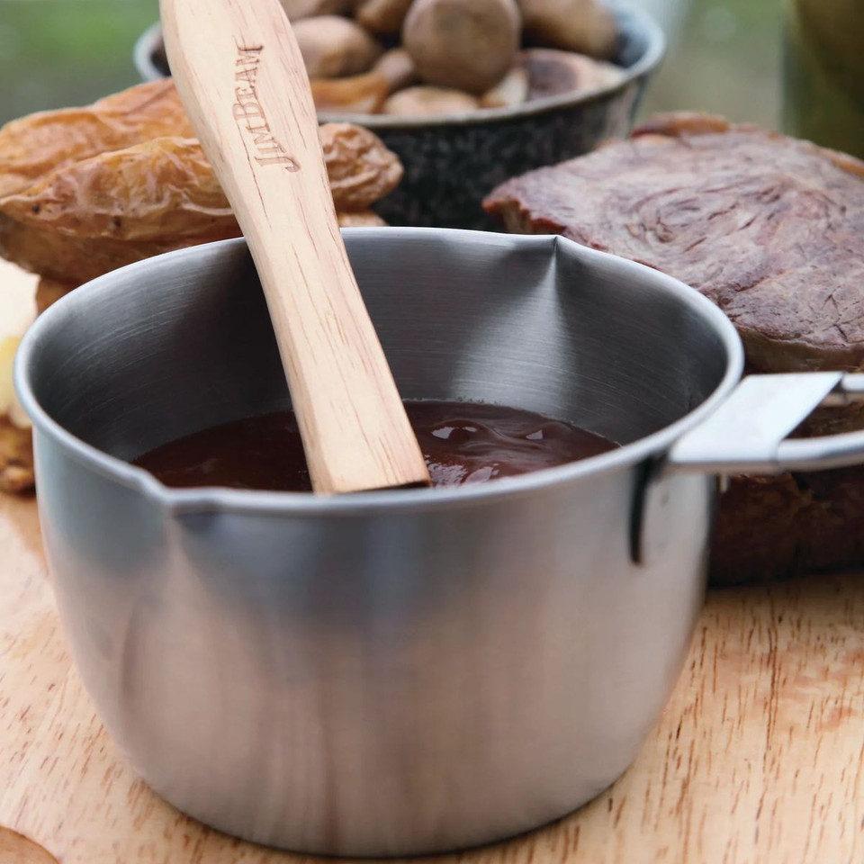 Jim Beam Stainless Steel Basting Pot Set product image