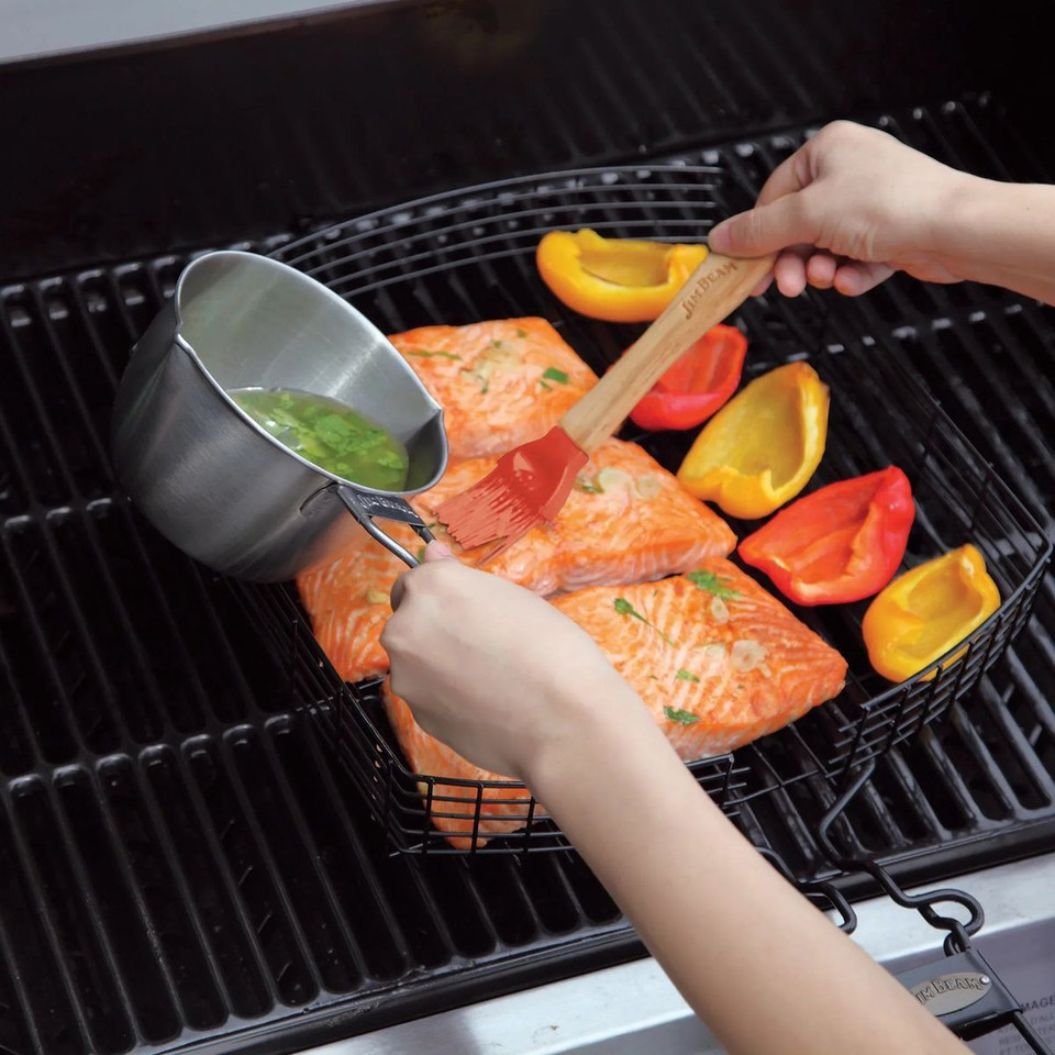 Jim Beam Stainless Steel Basting Pot Set product image