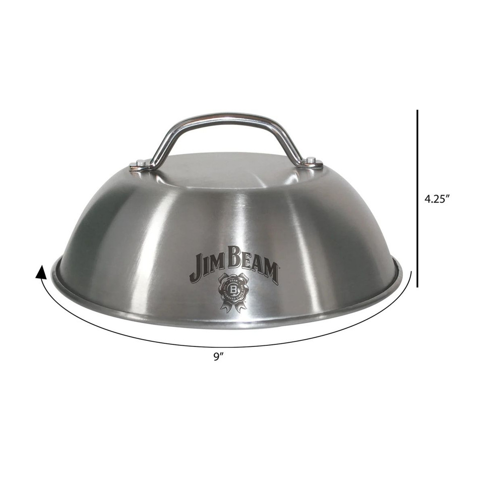 Jim Beam Stainless Steel 9" Burger Dome product image