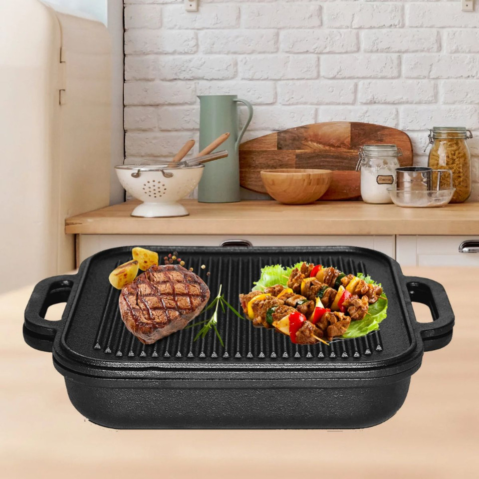 Jim Beam Cast Iron Skillet and Griddle Set product image
