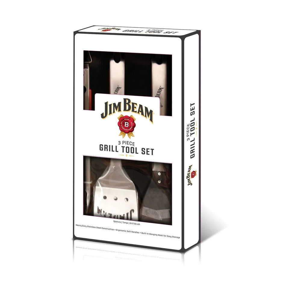 Jim Beam 3-Piece Grill Tool Set product image