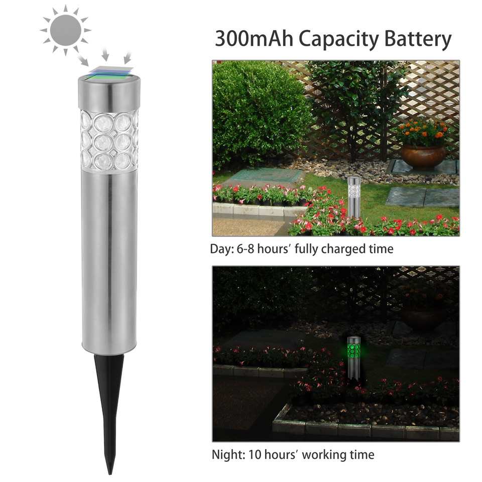 Solar Garden RGB Cylinder Lights (6-Pack) product image