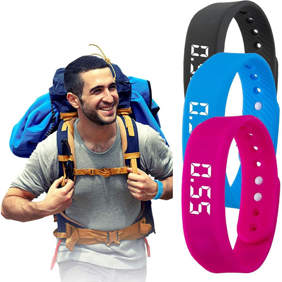 3D Sports Fitness Tracker Pedometer Watch product image