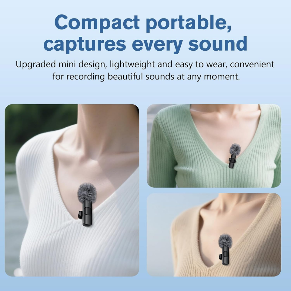 Professional Wireless Lavalier Lapel Microphone product image
