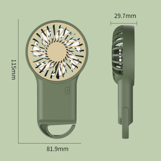 Portable Handheld Fan with Foldable Hook product image