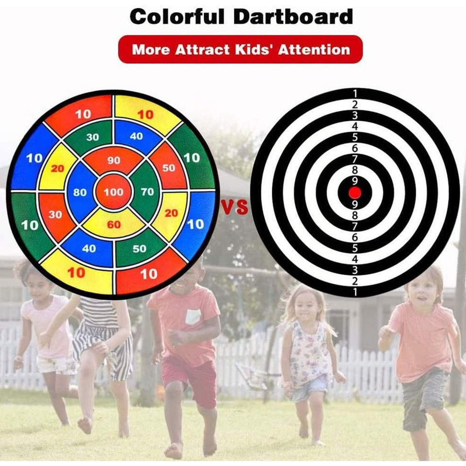 Kids Sticky Dart Board with 3 Balls and Hook product image