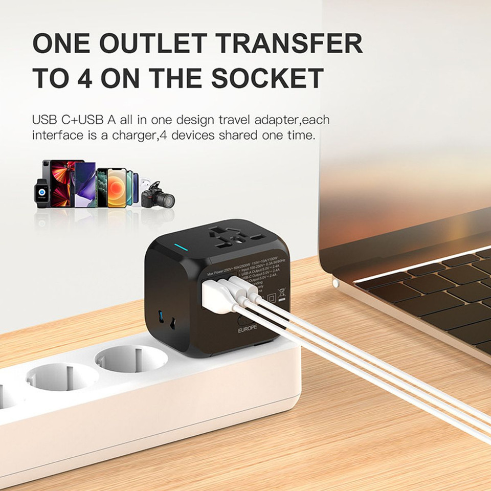 All-in-One International Travel Adapter product image