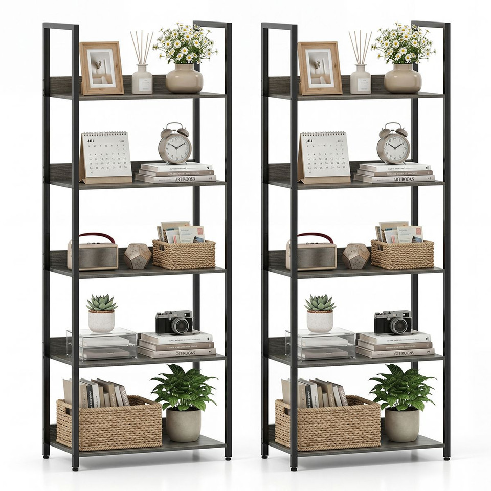 5-Tier Bookshelf (1- or 2-Pack) product image