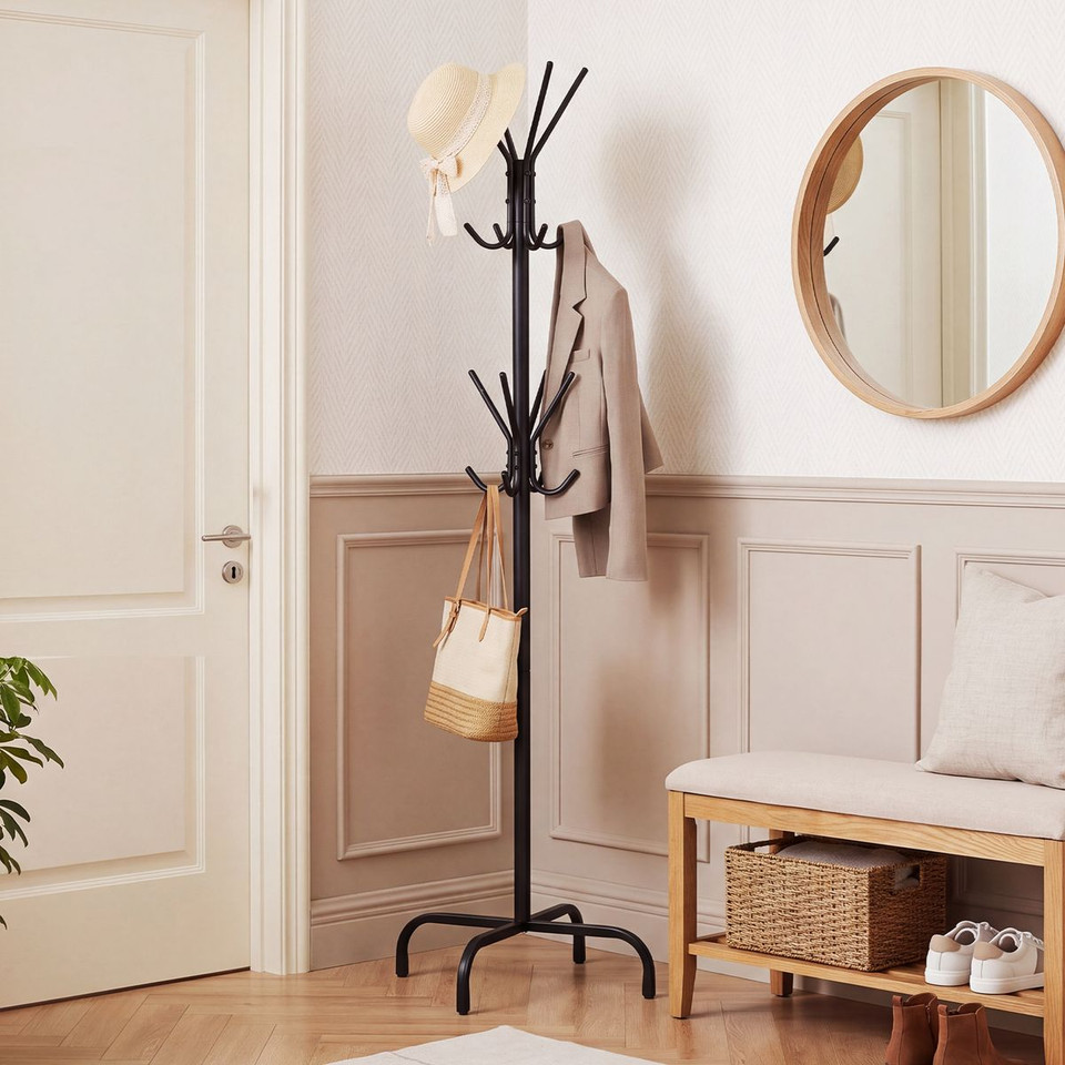 Freestanding Metal Coat Rack  product image
