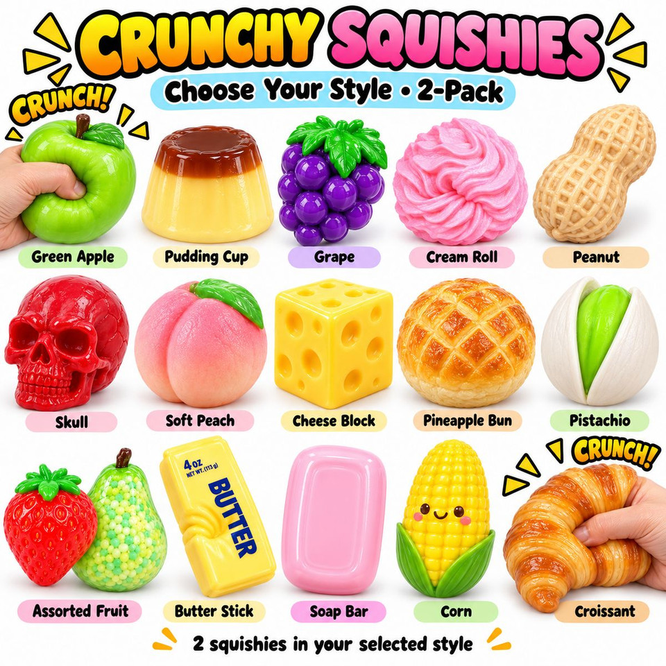 Crunchy Squishies (2-Pack) product image