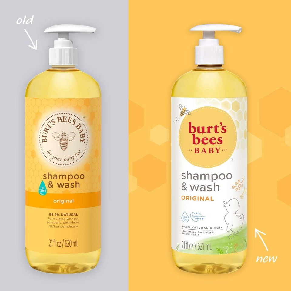 Burt's Bees Baby Shampoo & Wash, 21 Fl Oz (3-Pack) product image