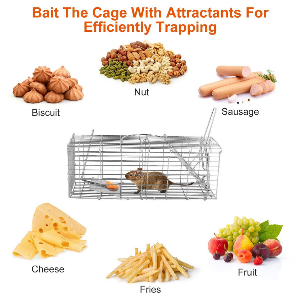 Foldable Humane Mouse and Rat Live-Catch Cage  product image