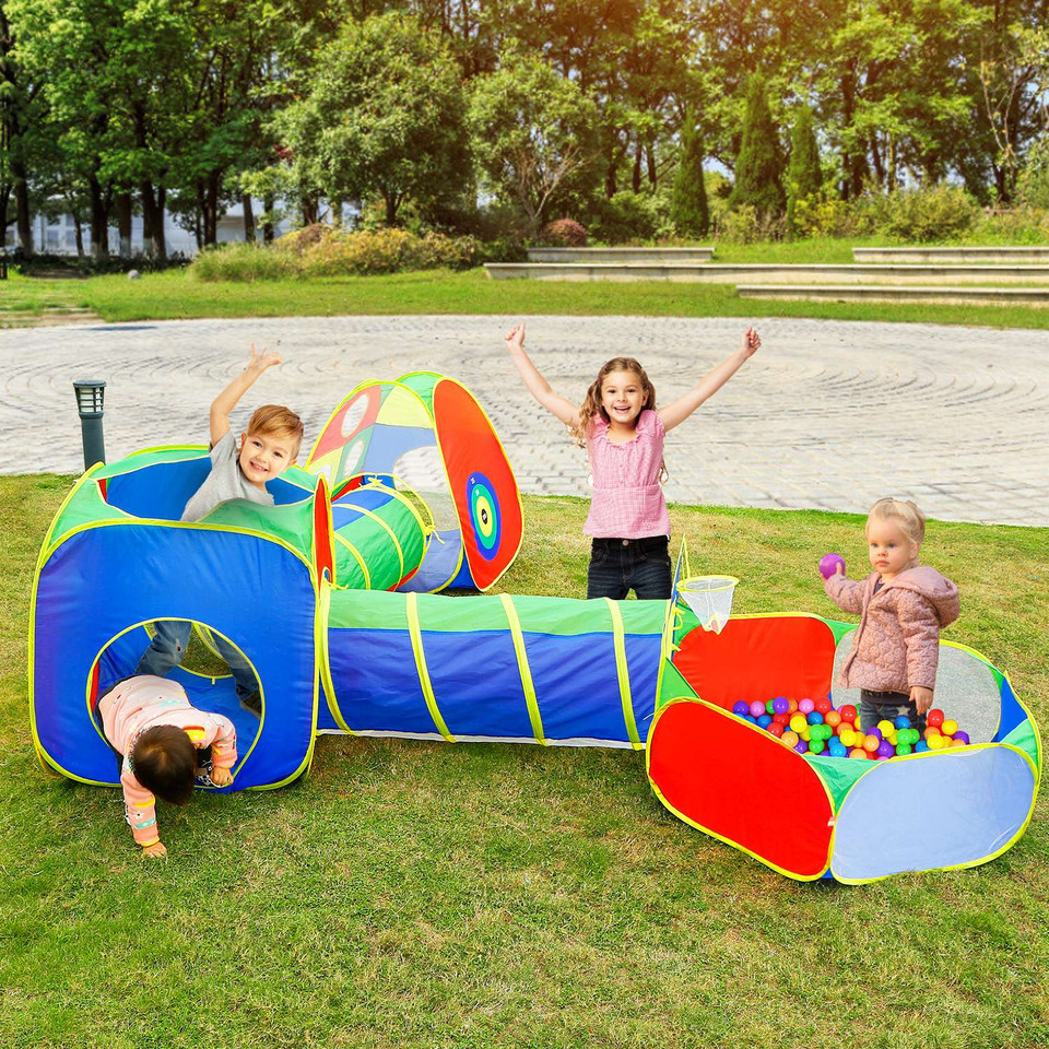 Kids' 5-Piece Pop-Up Ball Pit, Tent, and Tunnel Kit product image