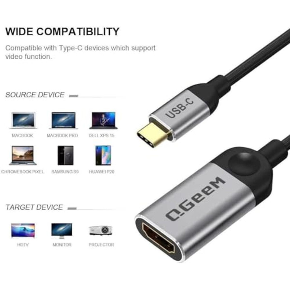 Qgeem USB-C to HDMI Adapter product image
