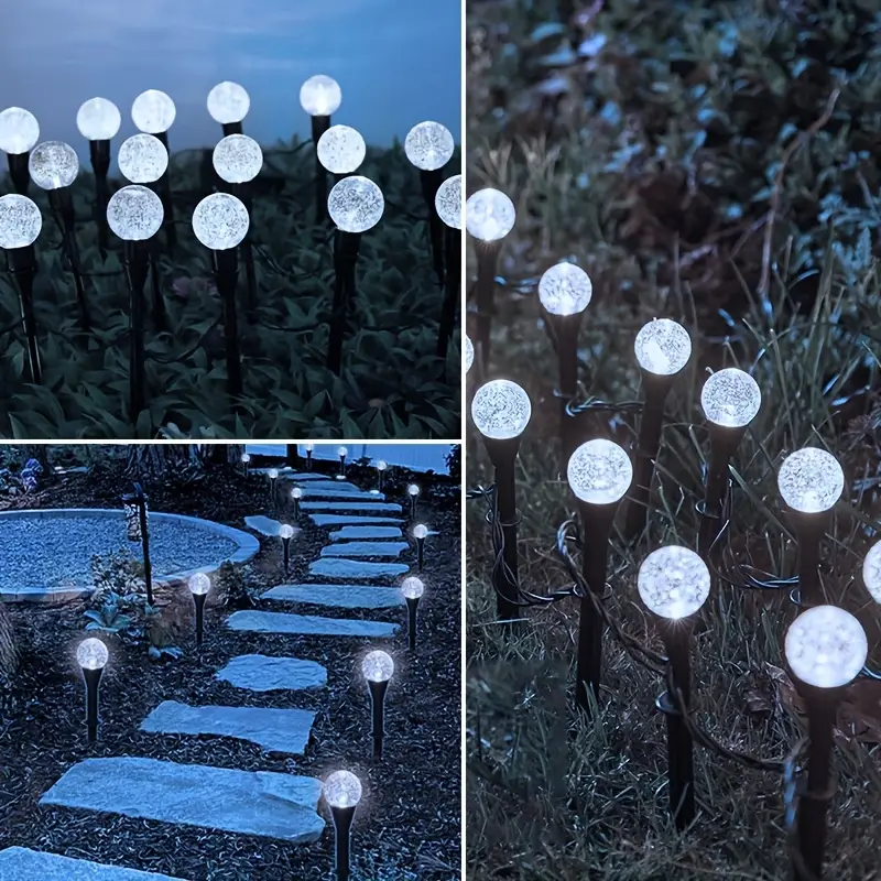Solar Crystal Ball Pathway Lights (8 Modes) product image