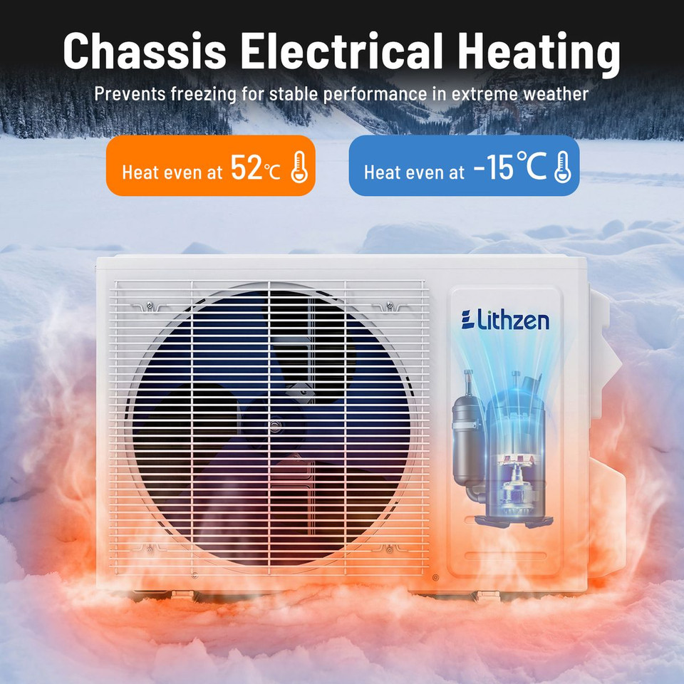 Mini Split Air Conditioner and Heater with 7 Modes and 6 Fan Speeds product image