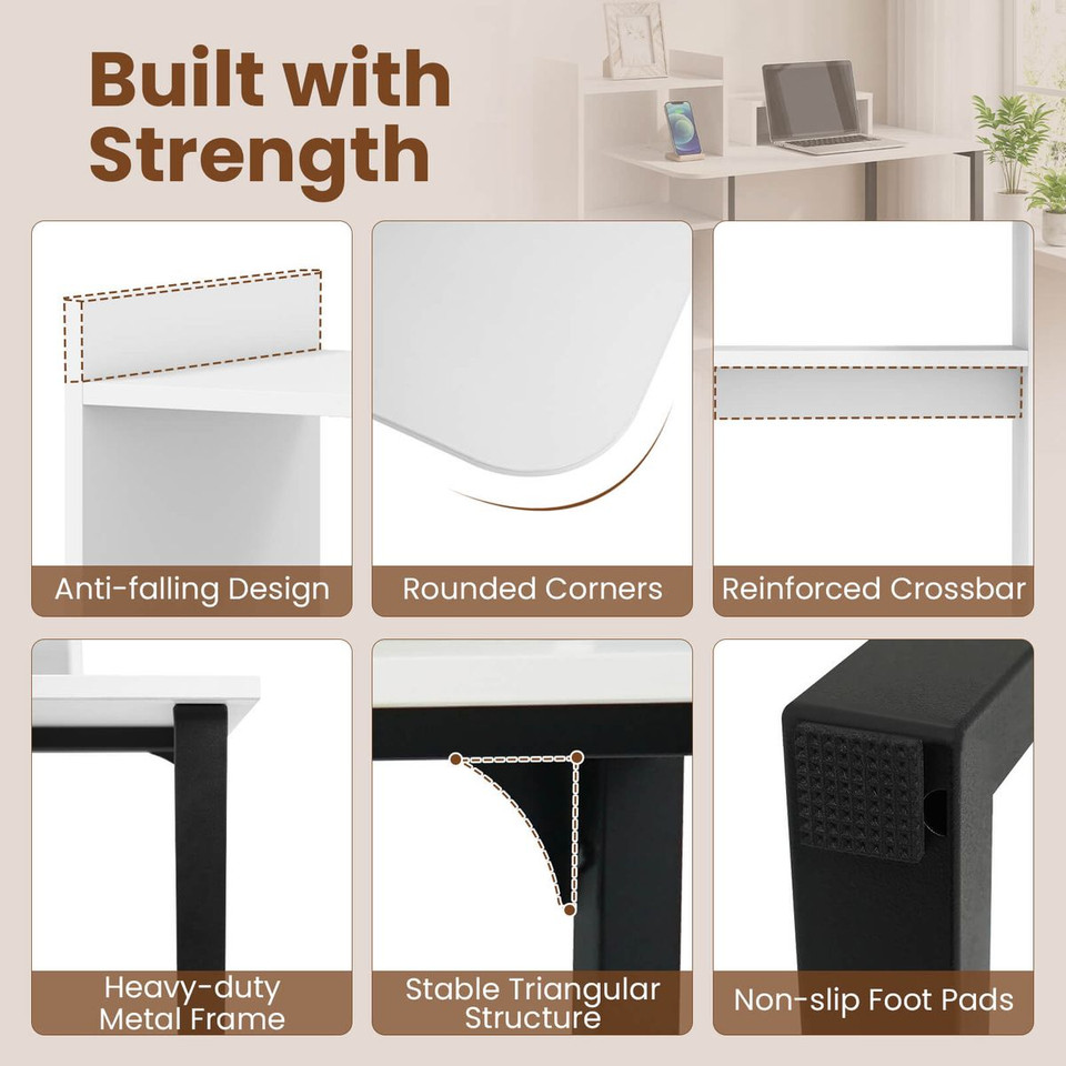 43.5" Computer Desk with Charging Station product image