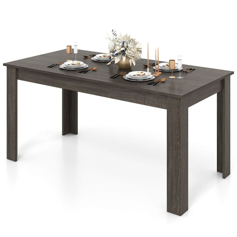 63" Rectangular Dining Table for 6 People product image