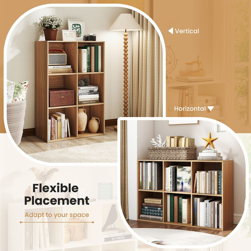 6-Cube Bookcase with Anti-Tippling Kits product image