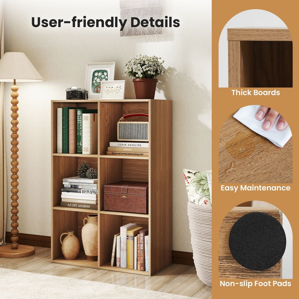 6-Cube Bookcase with Anti-Tippling Kits product image
