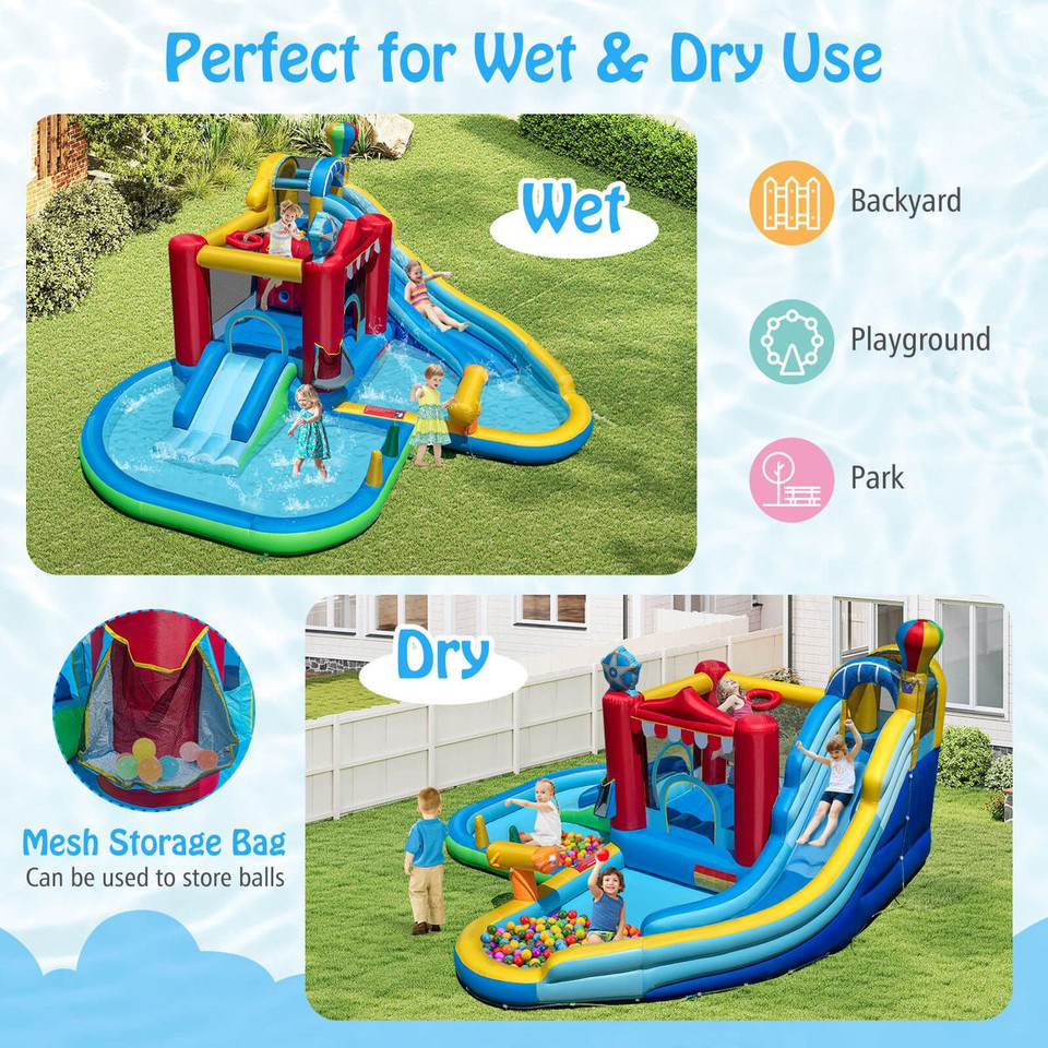 Inflatable Water Park Castle with Action-Packed Play Areas product image