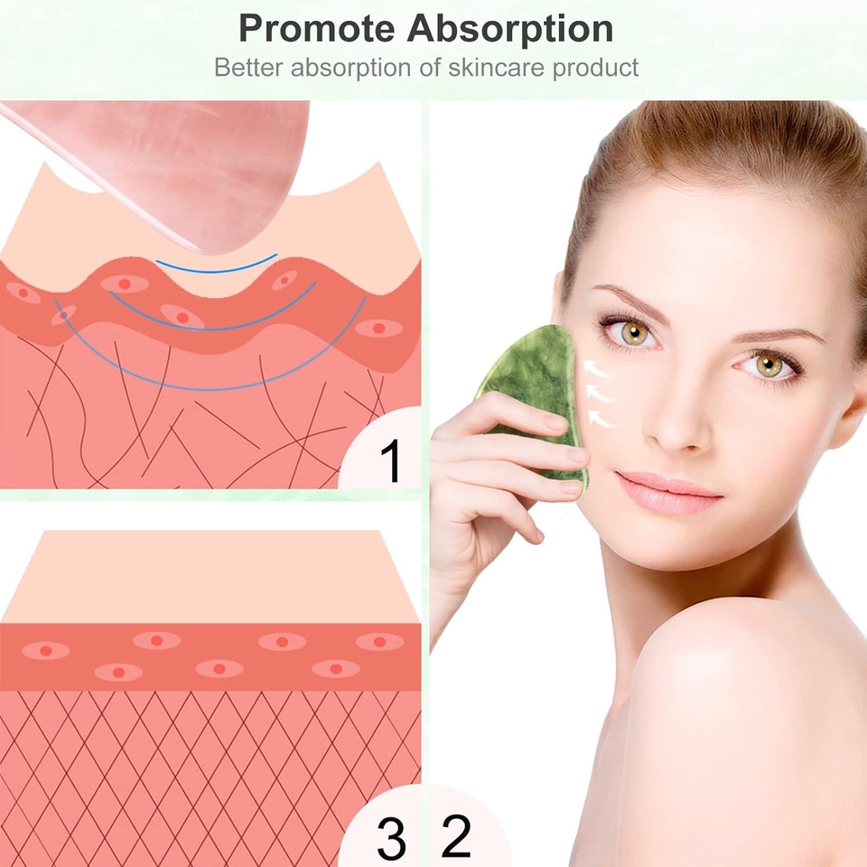 Heart Jade Gua Sha Board product image