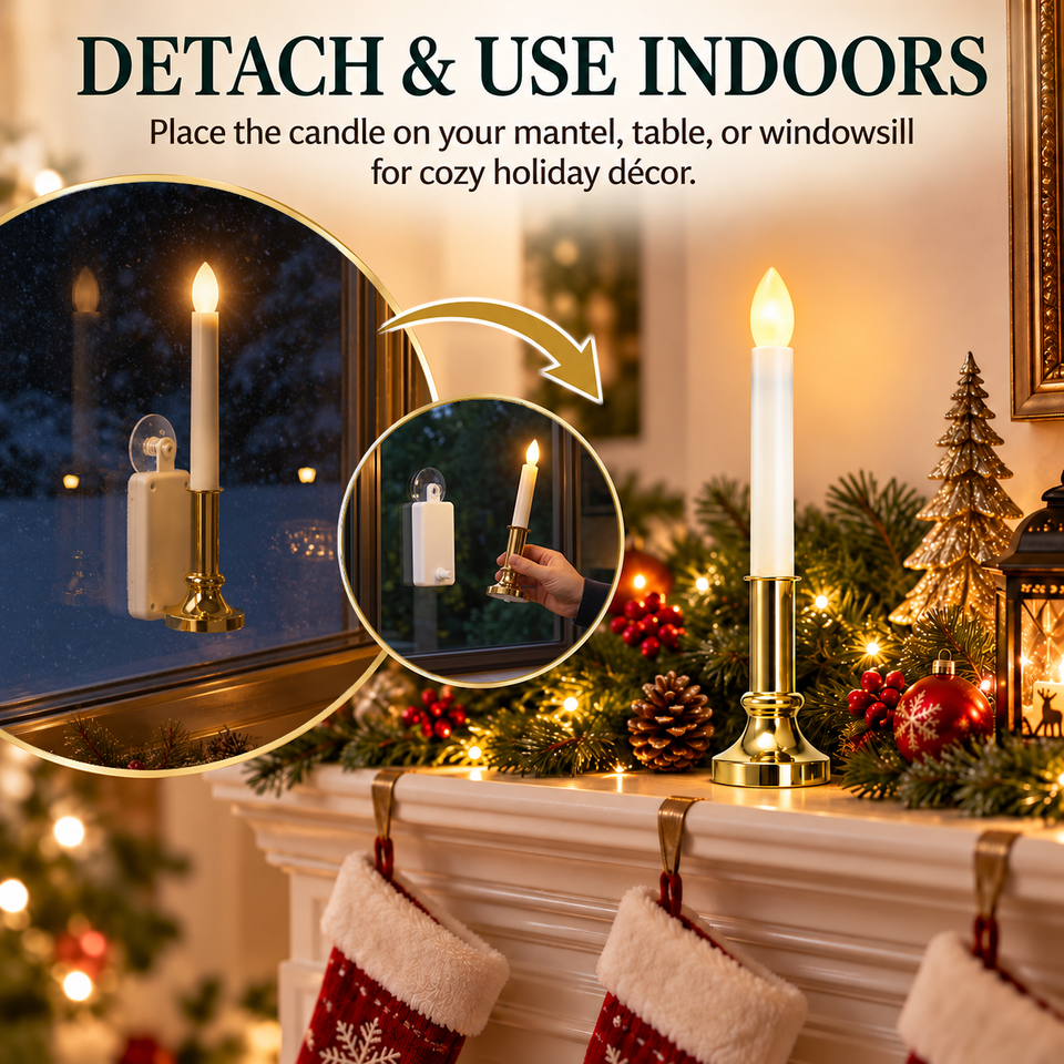 CAROLITE PRO Solar Window Candle Light (2-Pack) product image
