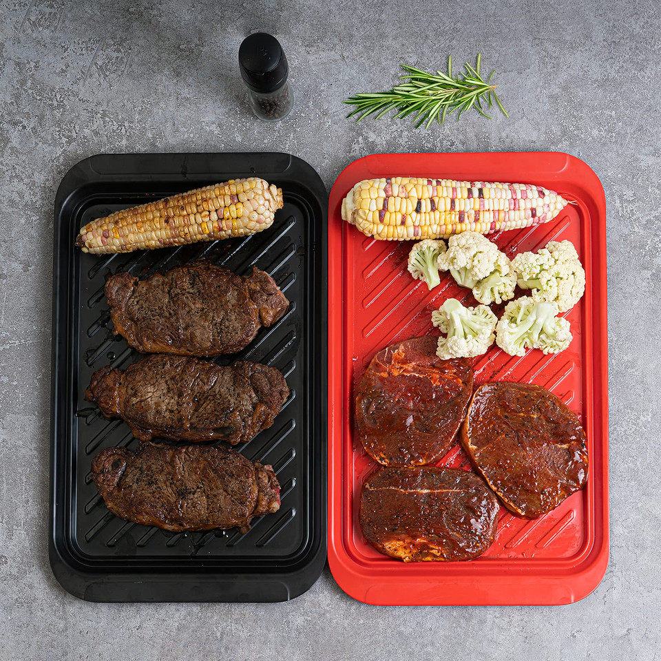 Non-Slip Ribbed Plastic Tray product image