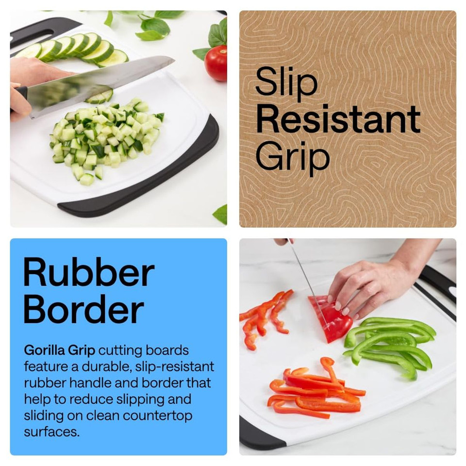 Non-Slip Plastic Double Sided Cutting Board product image