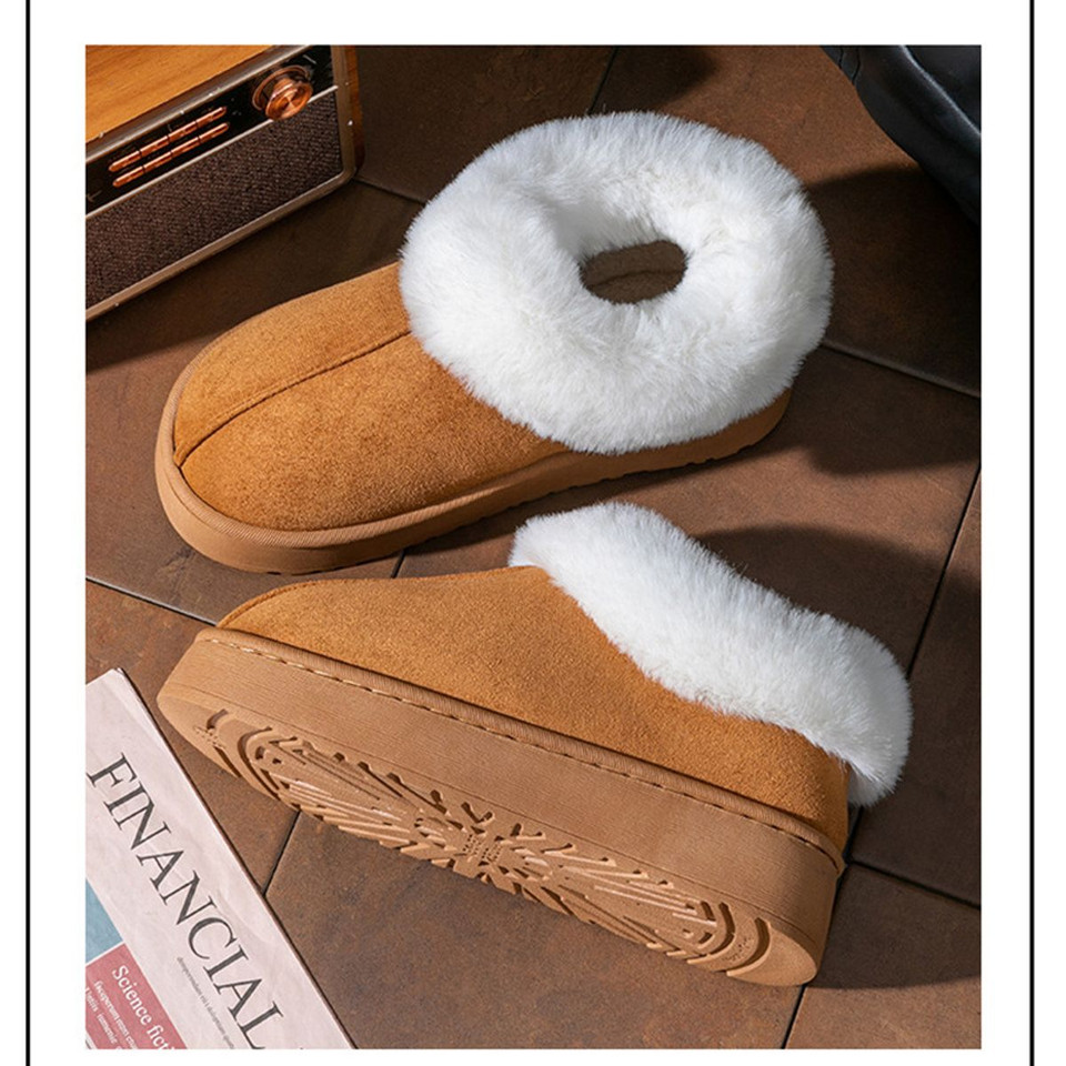Women's Fuzzy Closed Back Slippers product image