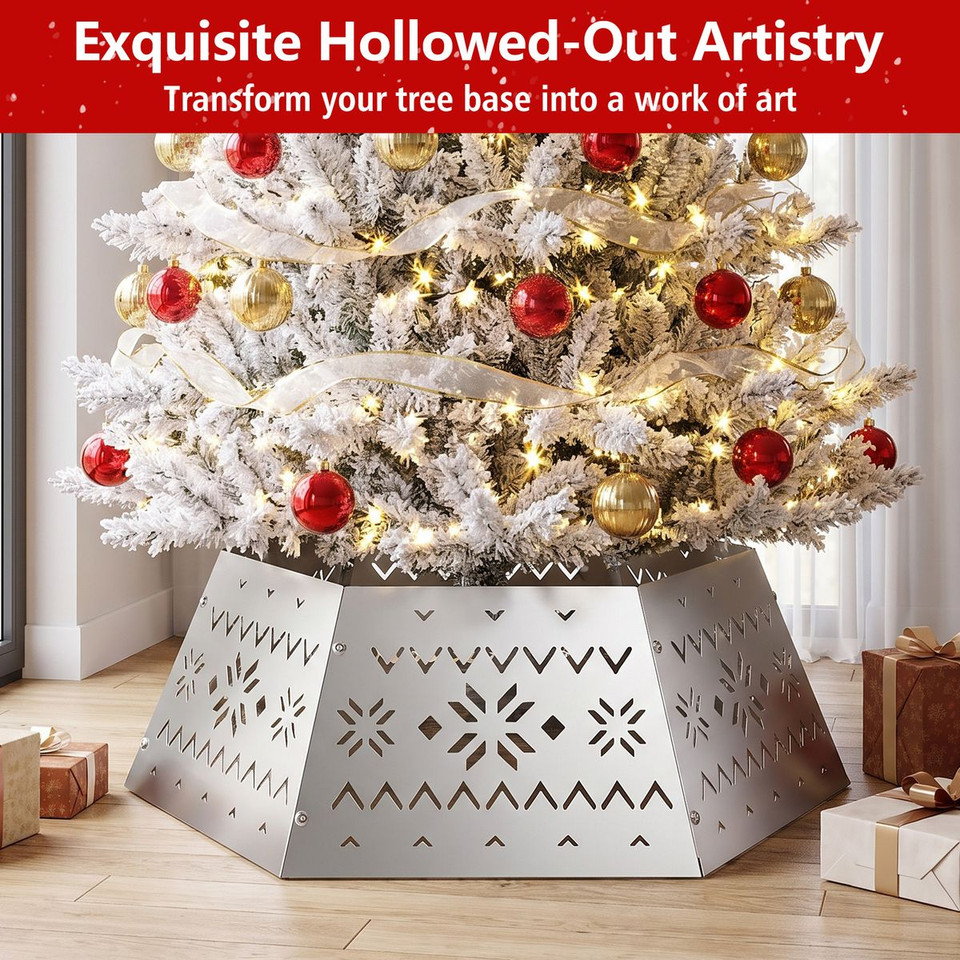 Metal Christmas Tree Collar Basket product image
