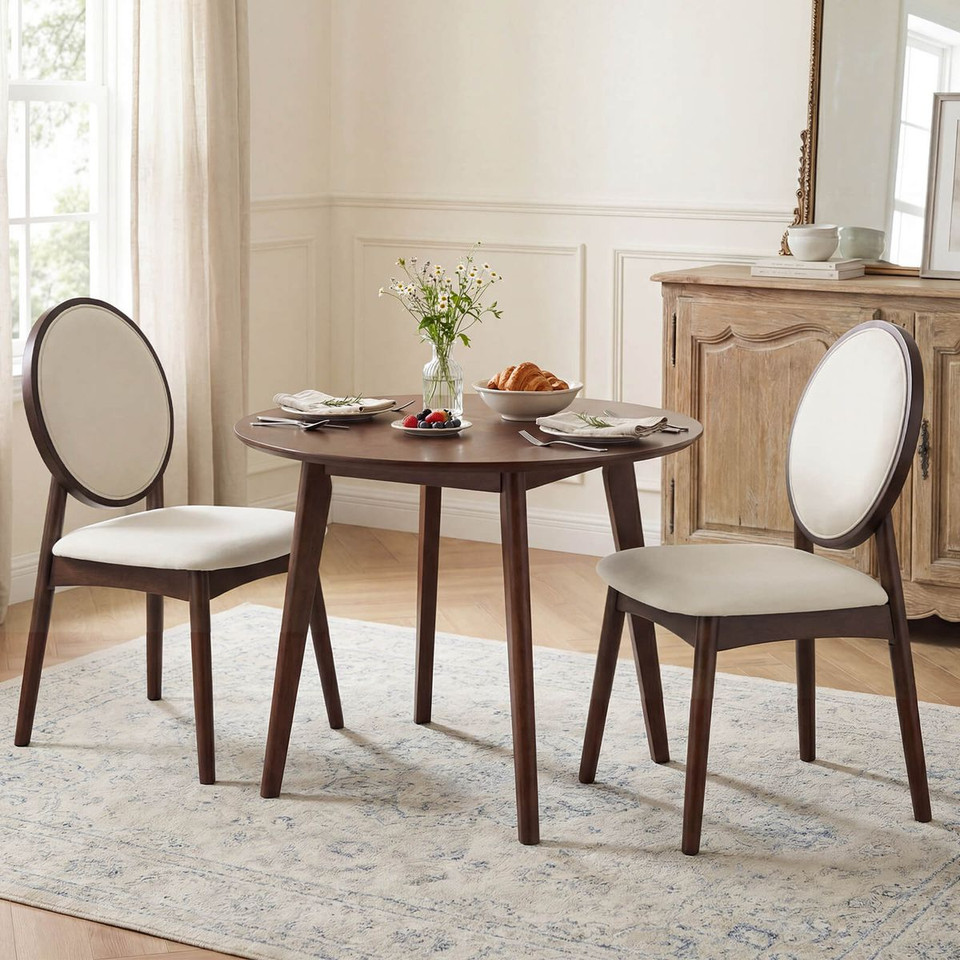 Upholstered Dining Chairs with Padded Backrest (Set of 2 or 4) product image
