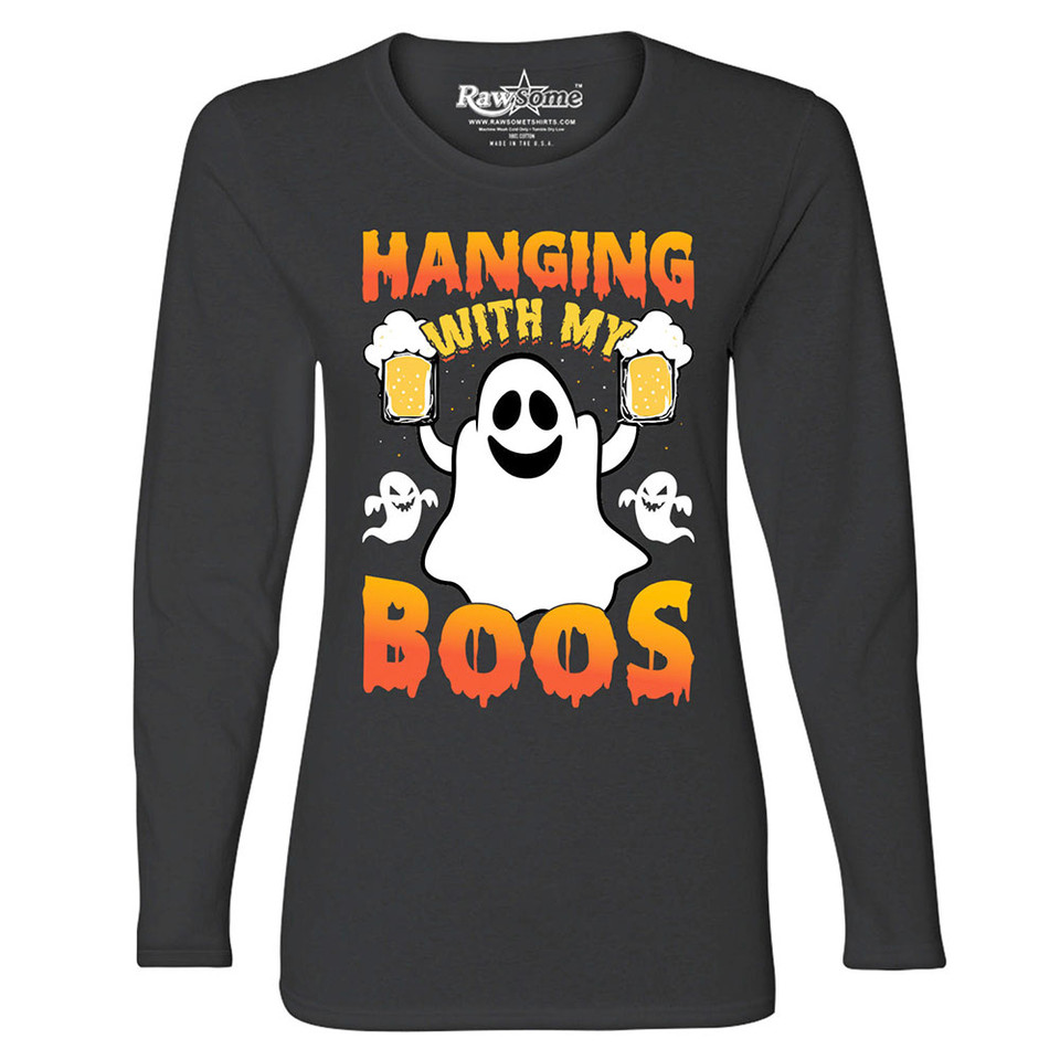 Women's Creepy Scary Halloween Long Sleeve Shirt product image