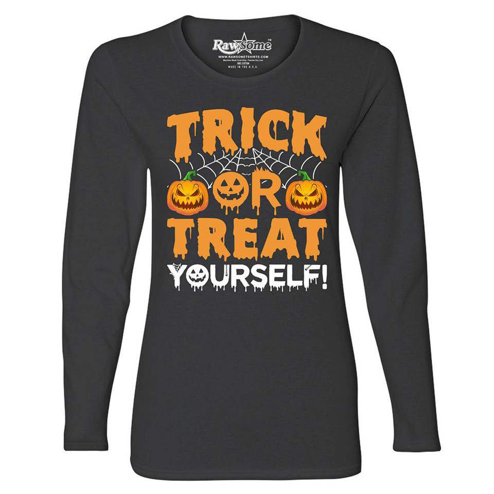 Women's Creepy Scary Halloween Long Sleeve Shirt product image